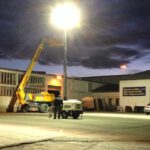 mobiler Lichtmast LED